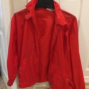 Red Windbreaker